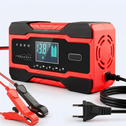 Automatski punjač za akumulator automobila sa LCD ekranom