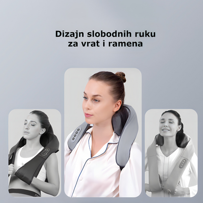 Punjenje masažera za vrat preko USB kabla