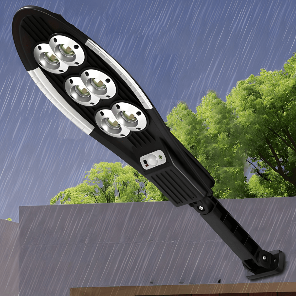 Montaža solarne LED lampe na zid ili stub bez izvođenja električne instalacije