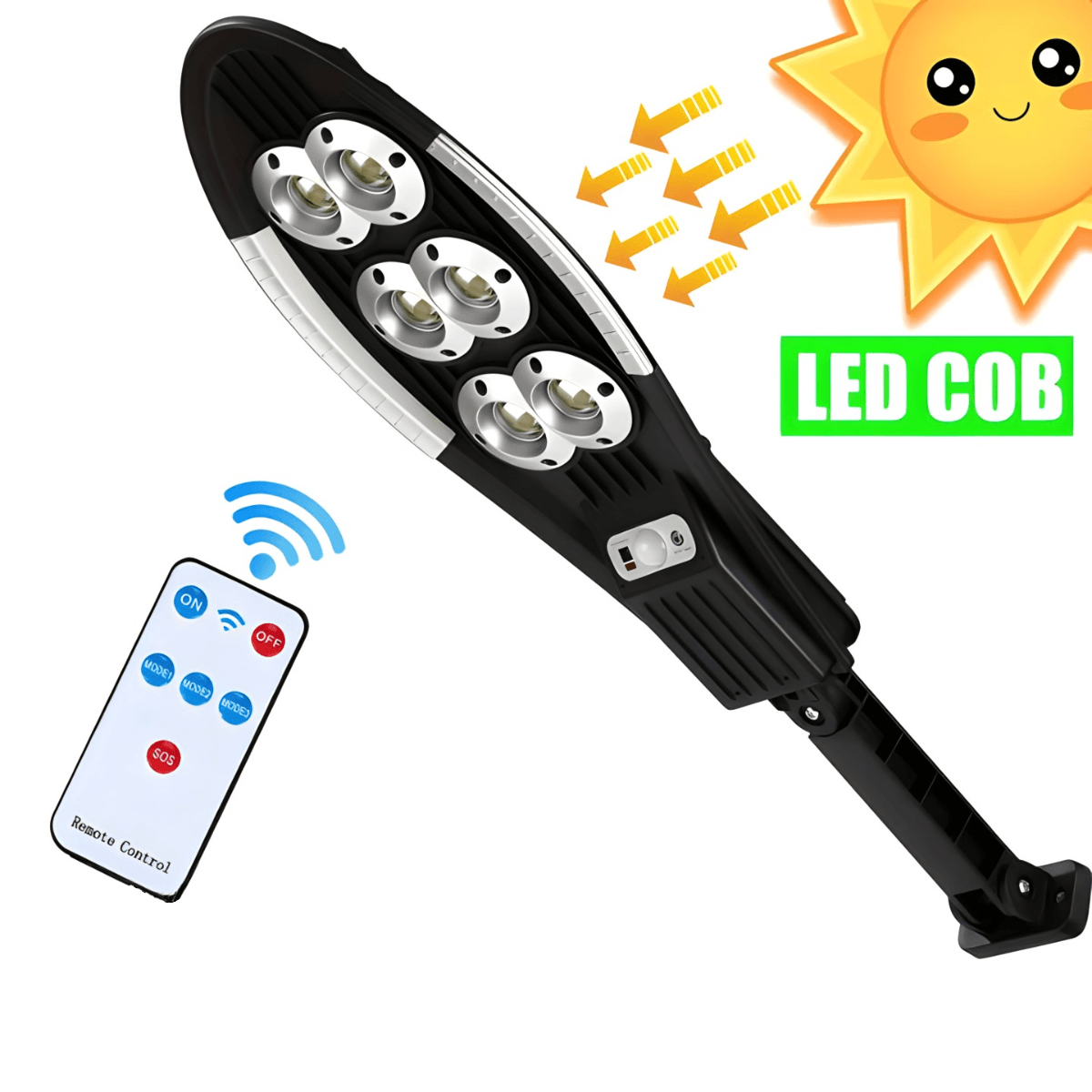LED panel solarne lampe za osvetljenje dvorišta i ulaza u kuću